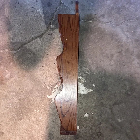 📬✉️ Vintage 1970s / 1980s Straw Wooden Gold Ink Wall Organizer for Mail 📦📭 - Picture 5 of 7